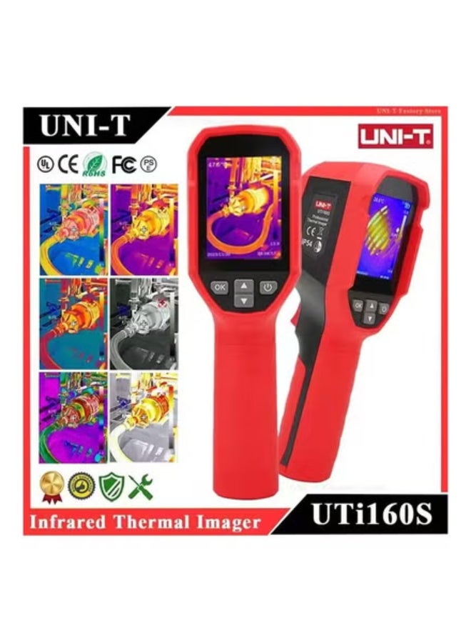يوني تي جهاز التصوير الحراري المحمول بالأشعة تحت الحمراء UNI-T UTI160S 160×120 للكشف عن ارتفاع درجة حرارة مكونات PCB والفحص الحراري - Image 2